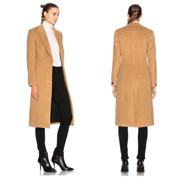 Rag & Bone Duke Long Camel Coat - Picture 4 of 13